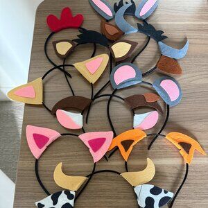 Farm Animal Headbands (10)